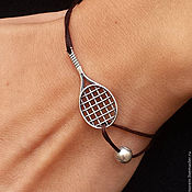 Украшения handmade. Livemaster - original item Bracelet-thread: Tennis, rope bracelet. Handmade.