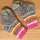 Slim down knitted baby socks (grey, pink, orange), Socks and tights, Ekaterinburg,  Фото №1