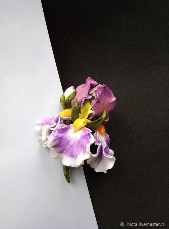 Ирисы из фоамирана. Две расцветки в интернет-магазине Ярмарка Мастеров ...
