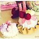 Фетровые пироженки. Мягкие игрушки. Pippi-Shop (Кристина). Ярмарка Мастеров.  Фото №4