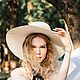 Шляпка Испанка. Шляпы. Lagutina Millinery. Интернет-магазин Ярмарка Мастеров.  Фото №2