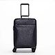 Suitcase made of genuine ostrich leather, in black, Suitcase, St. Petersburg,  Фото №1