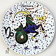 Zodiac sign Capricorn-plate on the wall-gift to Capricorns, Decorative plates, Krasnodar,  Фото №1