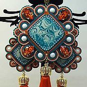 Украшения handmade. Livemaster - original item Earrings and pendant with tassels. Handmade.
