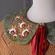 Felt collar with embroidery, Collars, Kamensk-Shahtinskij,  Фото №1