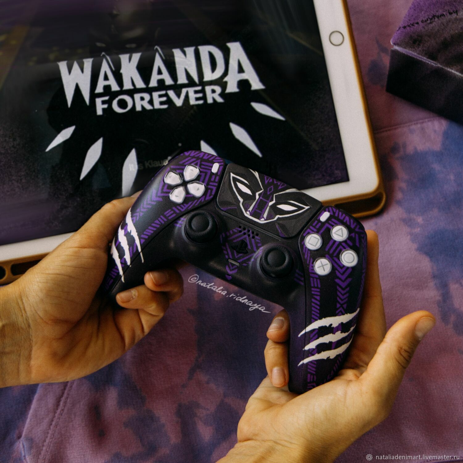 Кастомный джойстик Black Panther. Подарок геймеру. Gamepad ps4 в  интернет-магазине Ярмарка Мастеров по цене 17000 ₽ – QYF6KRU | Гаджеты,  Омск - доставка по России