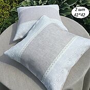 Для дома и интерьера handmade. Livemaster - original item 100% LINEN pillowcases 