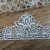 Материалы для творчества handmade. Livemaster - original item !Cutting for scrapbooking -Ornament-Lotus, cardboard design. Handmade.