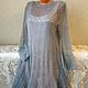 A-line dress 'North Star-2', midi. Dresses. hand knitting from Galina Akhmedova. My Livemaster. Фото №6