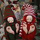 Куклы новогодние эльфы. Интерьерная кукла. •Svorogg•. Интернет-магазин Ярмарка Мастеров.  Фото №2