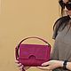 Leather bag in Fuchsia, Classic Bag, Moscow,  Фото №1