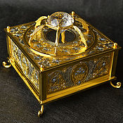 Для дома и интерьера handmade. Livemaster - original item Jewelry box With stone. Handmade.