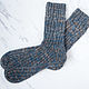 Вязаные мужские носки  "Франция". Носки. Носочки & Ко. Ярмарка Мастеров.  Фото №5