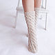  knitted socks ' Light beige'. Socks. Katherine Markina (markinaek). Online shopping on My Livemaster.  Фото №2