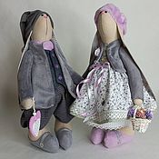 Куклы и игрушки ручной работы. Ярмарка Мастеров - ручная работа Los conejitos de Rosie y ray. Handmade.