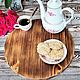 Round serving board for serving pizza, cheese, slicing. Cutting Boards. Happiness Gift Shop (kudreshova). My Livemaster. Фото №5