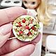 Салат для кукол. Миниатюра 1:12. Мини еда. Кукольная еда. MiniatureFromIrina. Интернет-магазин Ярмарка Мастеров.  Фото №2