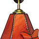 Wall lamp bell with butterflies. Wall lights. tiffanarium (Tiffanarium). My Livemaster. Фото №5