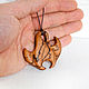 Pendant-Amulet made of wood ' manta'. Pendant. OakForest Wooden Jewelry. My Livemaster. Фото №5