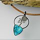  ' And trees grow on the stones' pendant with turquoise. Pendant. Interslesar  Dmitry Kosoplechev. My Livemaster. Фото №6