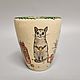 Order A large cup of 'Strawberry cake'. Irina Volvach Art Ceramics. Livemaster. . Mugs and cups Фото №3