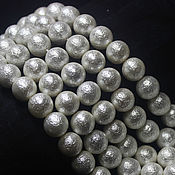 Материалы для творчества handmade. Livemaster - original item Majorcan Pearl 10mm White Beads Textured. Handmade.