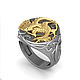 Кольцо/Перстень "Феникс" из золота 585 пробы. Кольца. BUGAKOV jewelry. Ярмарка Мастеров.  Фото №4