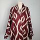 Uzbek cotton robe made of ikat. Boho coat, caftan. CH010, Robes, Odintsovo,  Фото №1