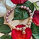 Заказать Браслет с жемчугом Swarovski. Shiny Stones. Ярмарка Мастеров. . Браслет из бусин Фото №3