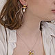  "ИРИС" желтые. Серьги классические. 'Yarko' silver&gold. Ярмарка Мастеров.  Фото №4