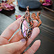 Elf pendant with lilac labradorite. Copper pendant with stone. Pendant. Strangell Jewelry. My Livemaster. Фото №4