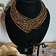 Колье "Лапы", чокер в стиле Br. Cucinelli. Колье. KSeniora jewelry. Интернет-магазин Ярмарка Мастеров.  Фото №2