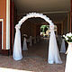 Свадебная арка "Два сердца". Оформление зала. Оксана. Интернет-магазин Ярмарка Мастеров.  Фото №2