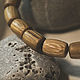Браслет из дуба. Браслет из бусин. Sphere Art Wood. Ярмарка Мастеров.  Фото №4