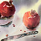Order Painting watercolor. still life with pomegranates. ArtShipilina. Livemaster. . Pictures Фото №3