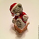 Soap Teddy Santa on the tube. Soap. magic soap (dinamagicsoap). Online shopping on My Livemaster.  Фото №2
