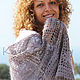 Шаль "Клетка". Шали. Knit Factory. Ярмарка Мастеров.  Фото №6