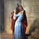  Копия картины «Поцелуй» Франческо Айец. Картины. Юлия Замковая пейзажист, портретист, копиист. Ярмарка Мастеров.  Фото №4
