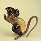 Glass figurine of a young mouse Romeo. Figurines. In Glass. Online shopping on My Livemaster.  Фото №2