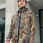 Мужская одежда handmade. Livemaster - original item Membrane Jacket Men`s Camouflage from Rain Wind Fishing Hiking Mountains. Handmade.