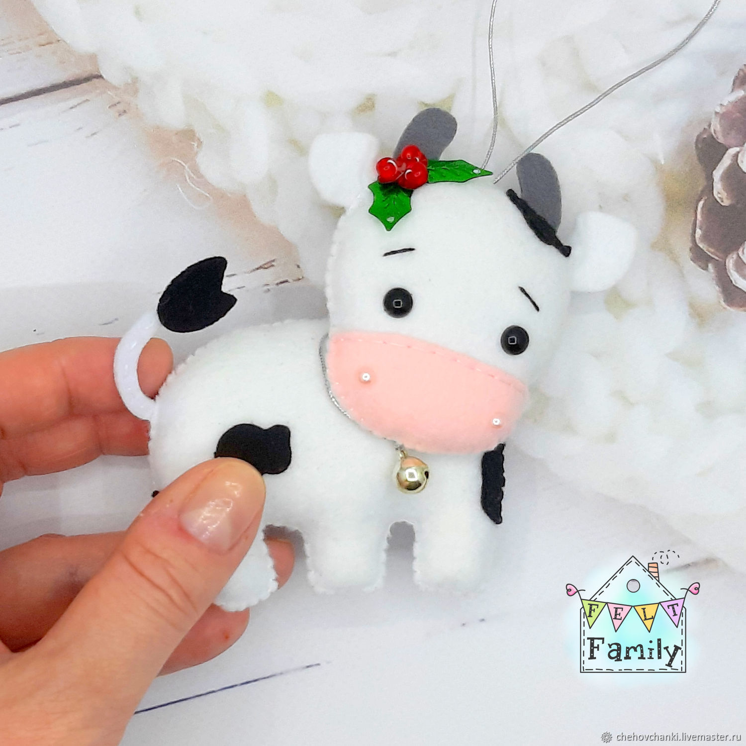 Как сшить игрушку корову или быка своими руками (из ткани, флиса)?