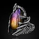 Кольцо Дракон серебро с лабрадором камнем Звезда востока. Кольца. Aventure.Jewelry. Интернет-магазин Ярмарка Мастеров.  Фото №2