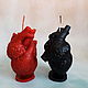 Candle Anatomical Heart. Candles. Exclusive decor. Online shopping on My Livemaster.  Фото №2