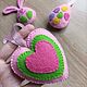 Сувенир на Пасху из фетра "Яркий праздник 3" (3 предмета). Игрушки. Felty Love: игрушки и декор из фетра. Ярмарка Мастеров.  Фото №6