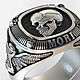 Signet ring:Memento Mori Ring. Signet Ring. aleksandr5. Online shopping on My Livemaster.  Фото №2