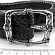 Пряжка из серебра Simple Flers TPBC38-01. Ремни. Blacksilver. Интернет-магазин Ярмарка Мастеров.  Фото №2