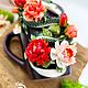 Кружка "Змея в цветах" из полимерной глины. Кружки и чашки. Flowerdecor337. Ярмарка Мастеров.  Фото №4