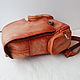 Order Custom-made leather backpack with gradient for Alexander. Innela- авторские кожаные сумки на заказ.. Livemaster. . Backpacks Фото №3