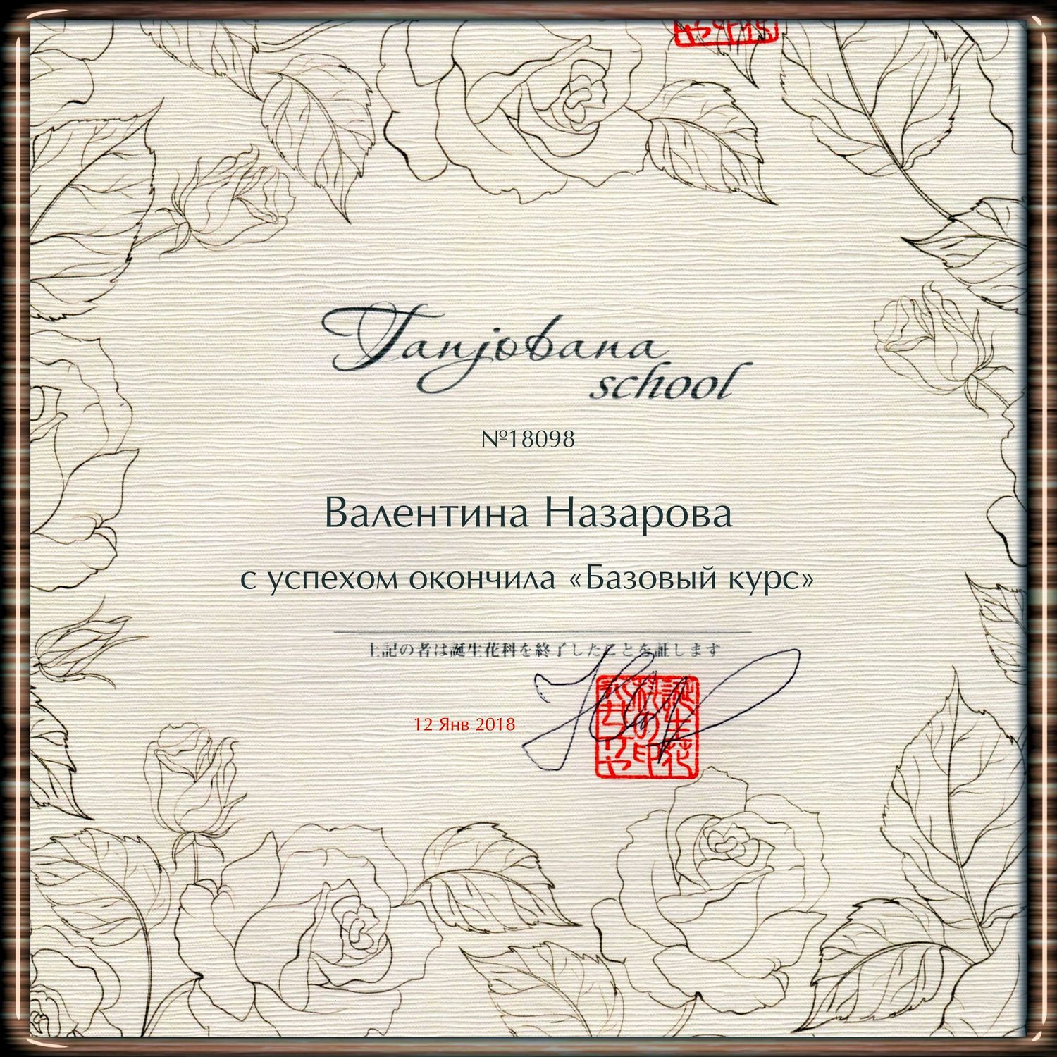  Школа Tanjobana. 
