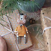 Сувениры и подарки handmade. Livemaster - original item Christmas decorations: Bear wood. Handmade.